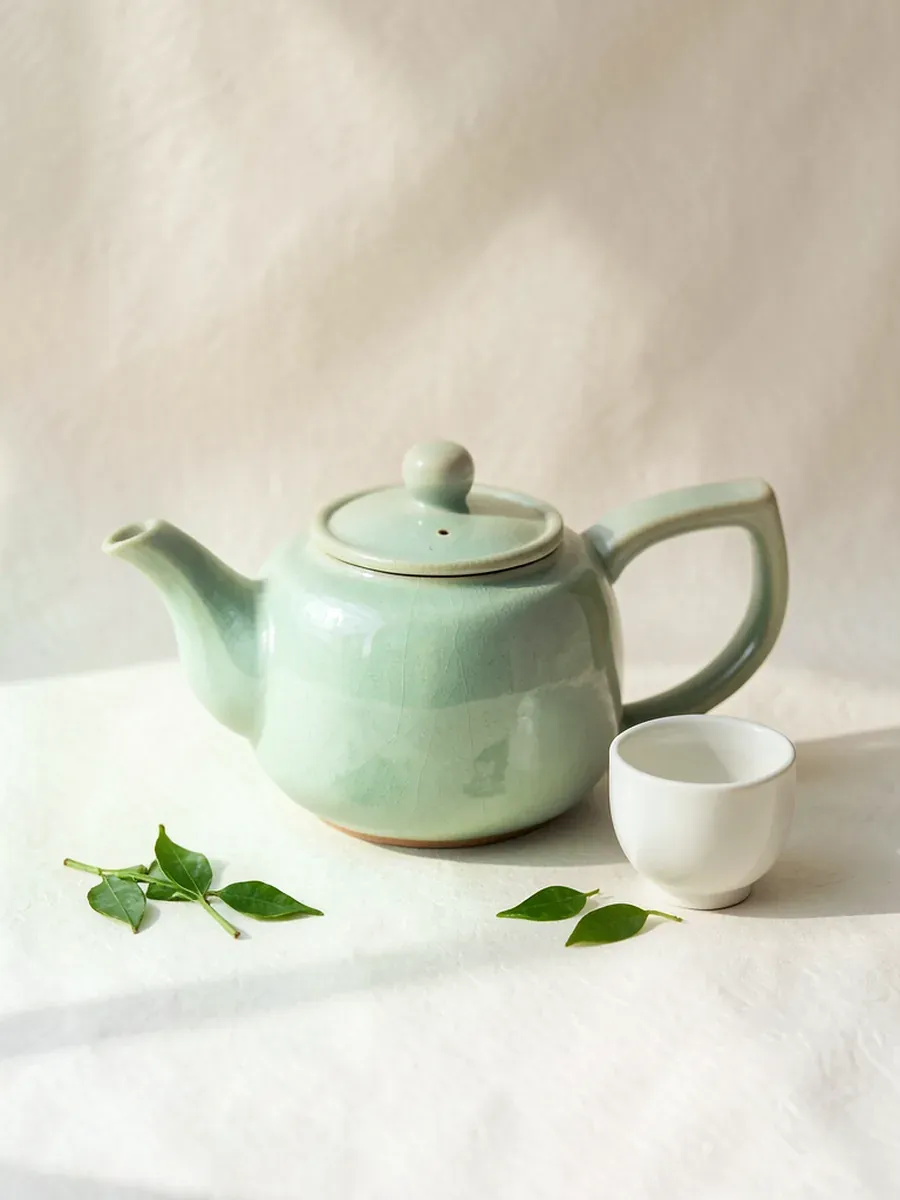 Celadon Kyusu Teapot, 300 ml