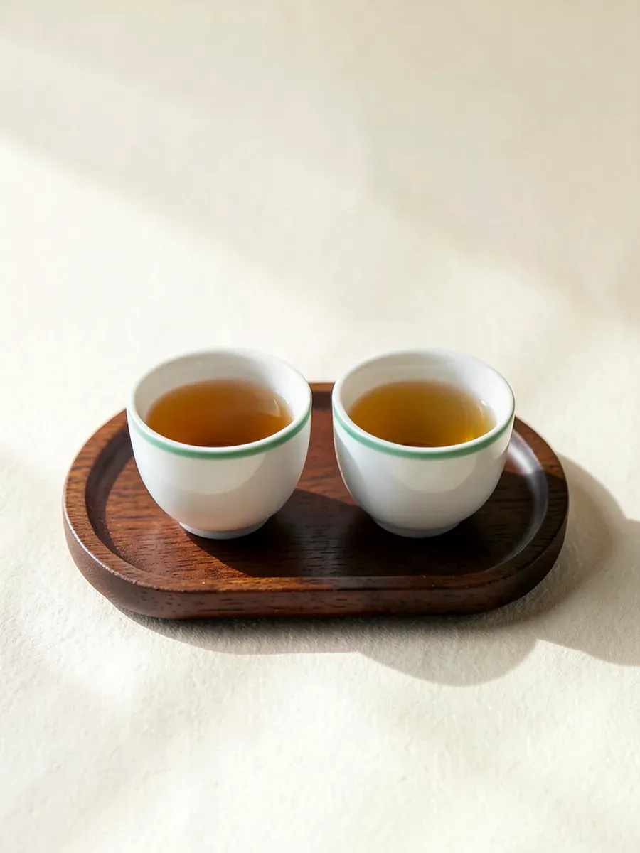 Porcelain Tasting Cups, Set of Two